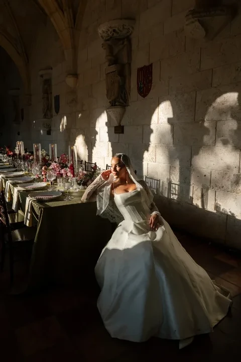 A Monestary Wedding for Sofia and Anthony